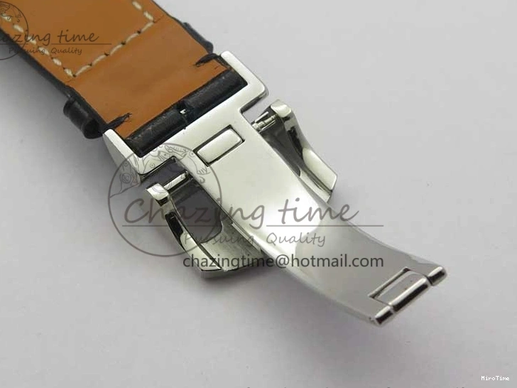 MIROTIME 0216 Portugieser Perpetual Calendar IW503301 V9F 1:1 Best Edition Silver Dial on Black Leather Strap A EyeCatching 7116